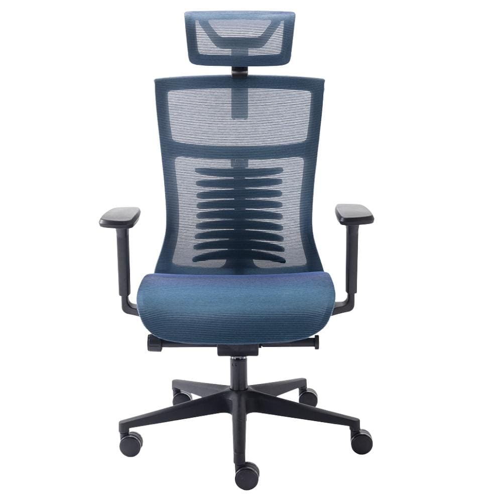 cadeira ergonômica vertta modelo Special cor azul e preta