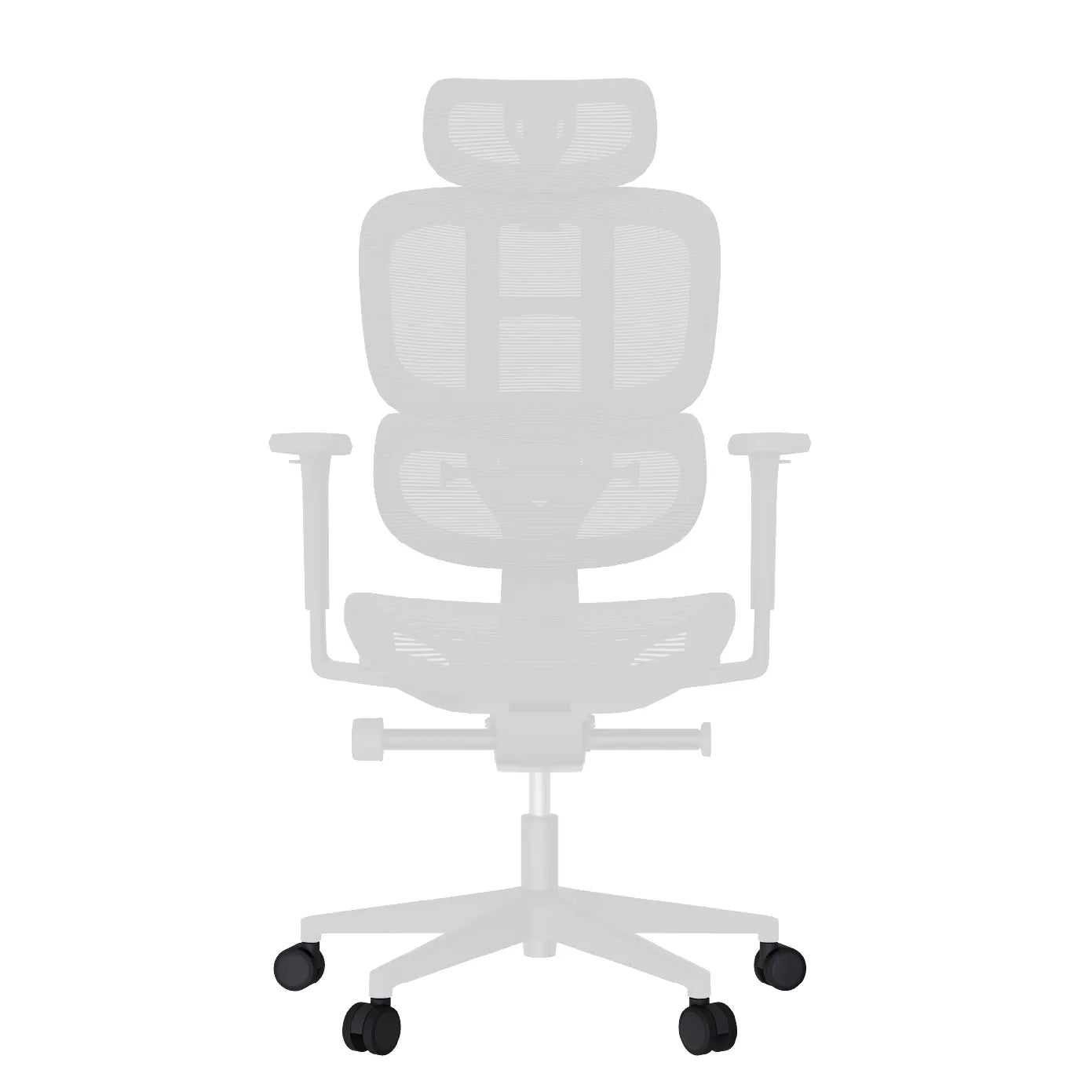 Kit de Rodas 60 mm Para Cadeira Ergonômica Elements - Sophy e Vertta