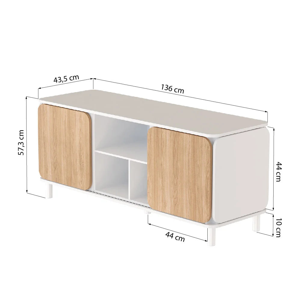 Armário Rack para Sala Elements Appennini Low