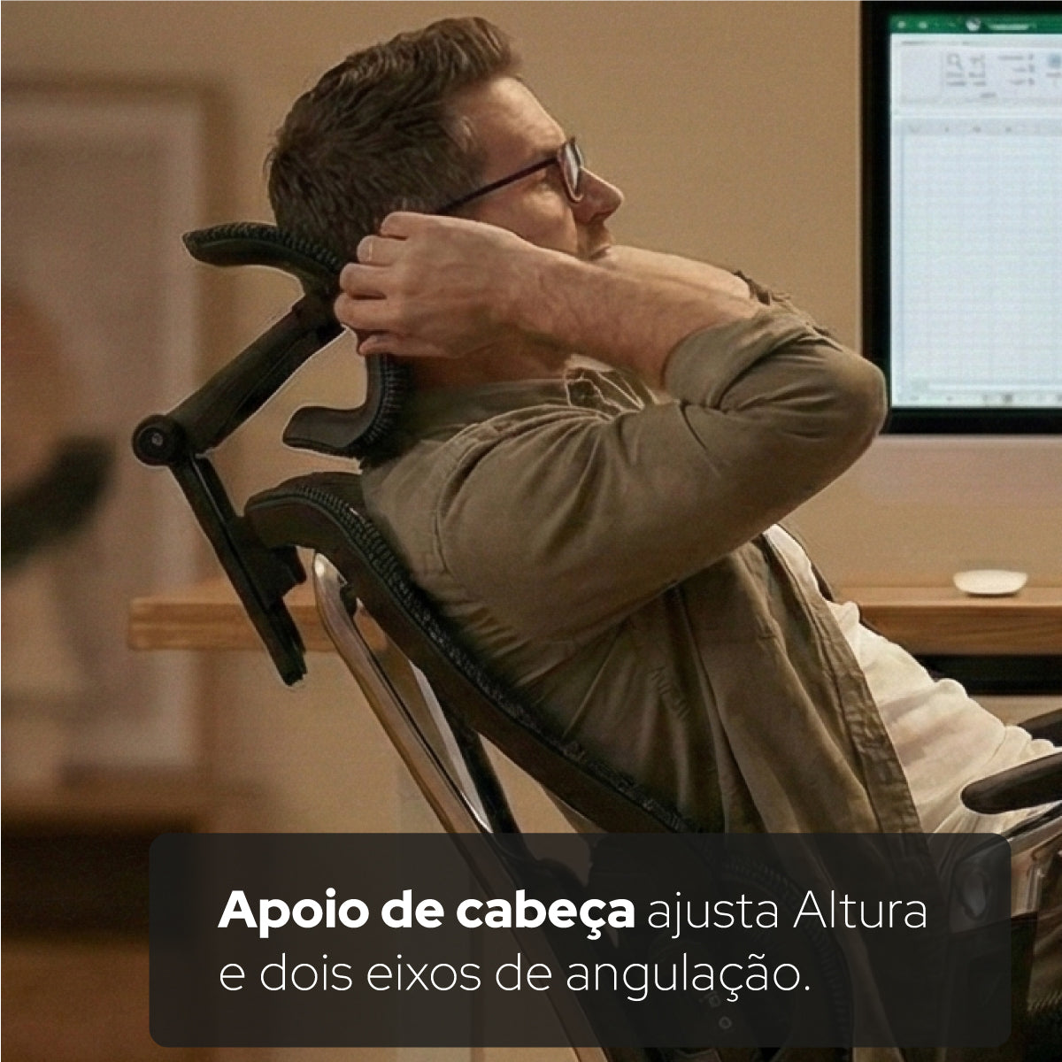 Cadeira Ergonômica de Massagem Elements Calaena