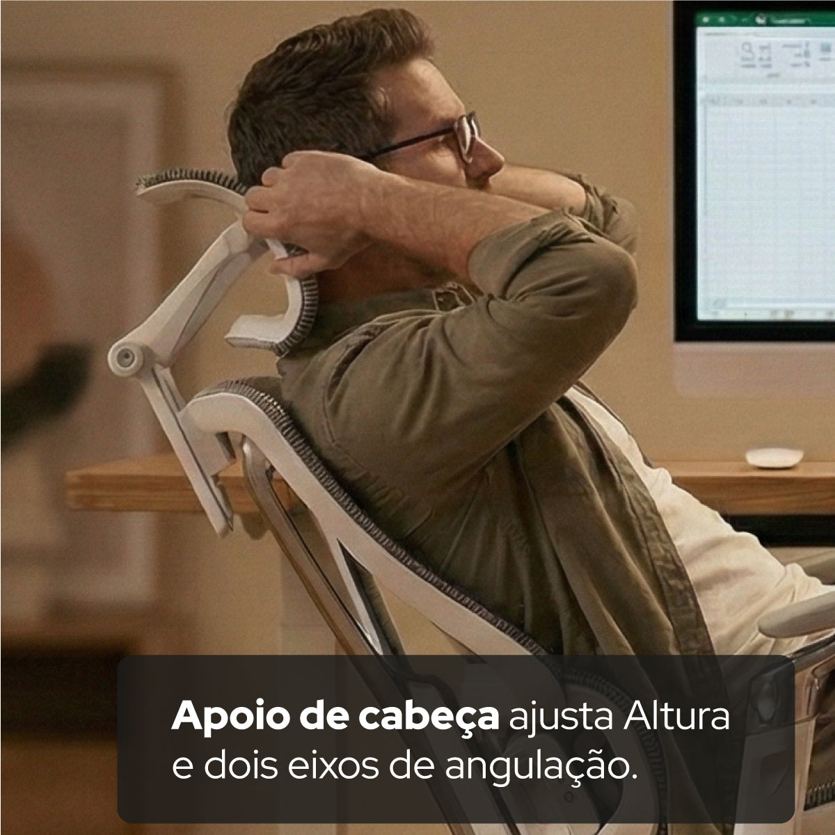 Cadeira Ergonômica de Massagem Elements Calaena