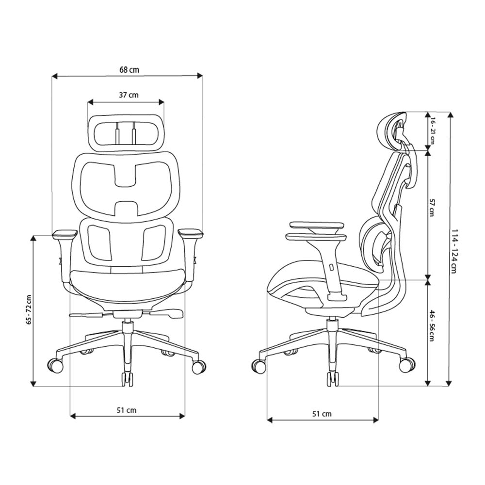 Cadeira Ergonômica Elements Siggy - Open Box