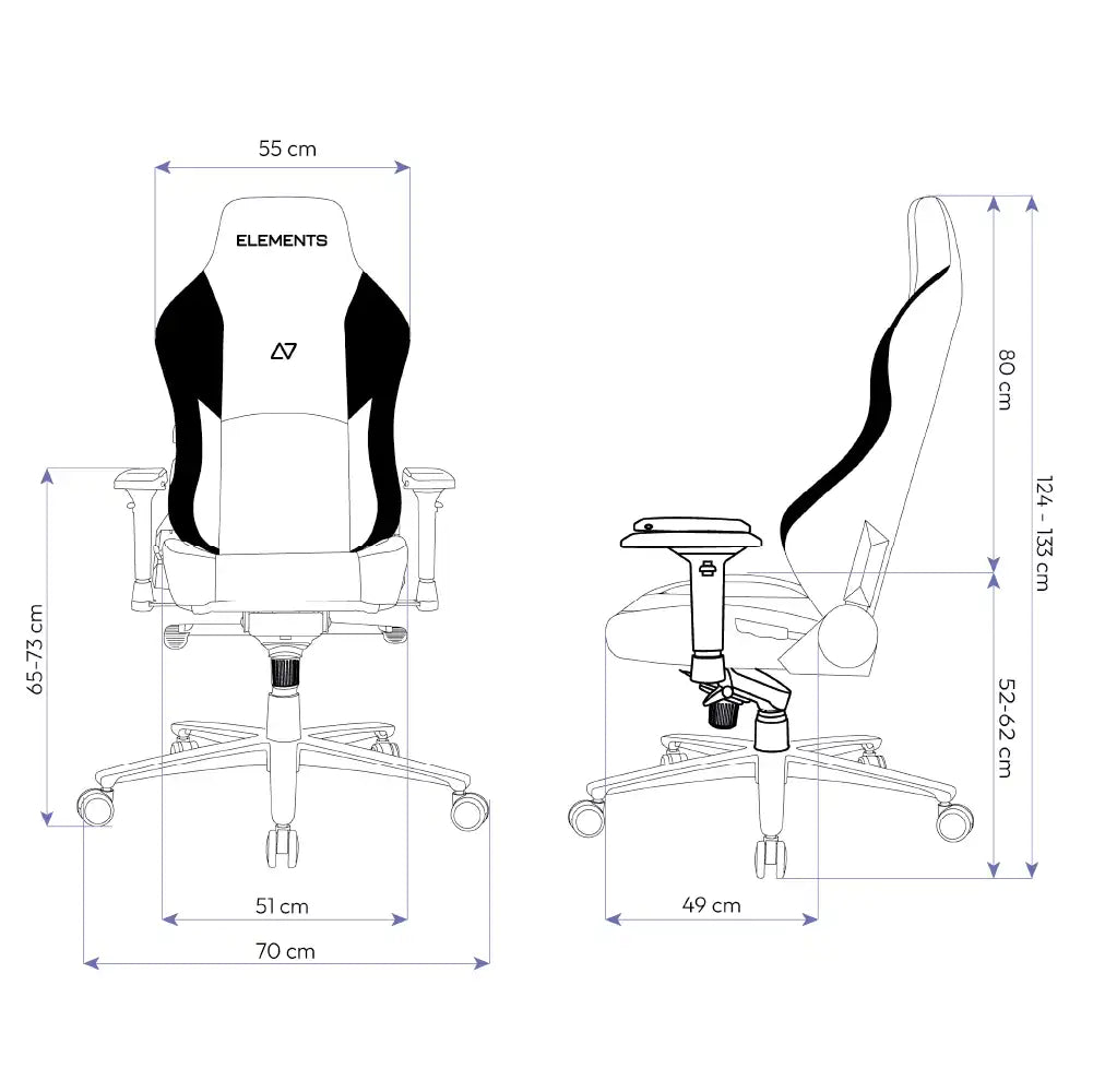 Cadeira Gamer Elements Lunari Fearless