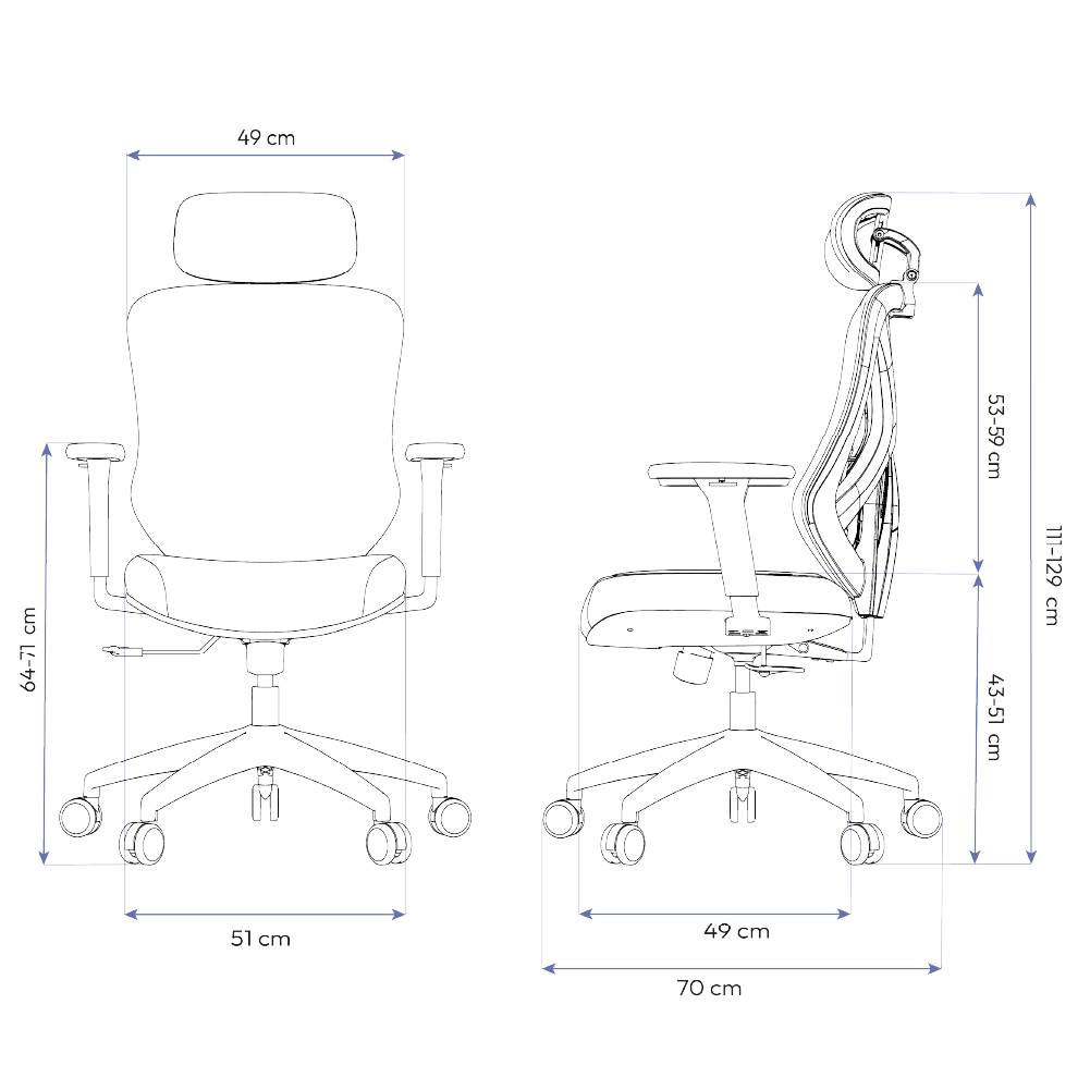 Cadeira Ergonômica Elements Rasala