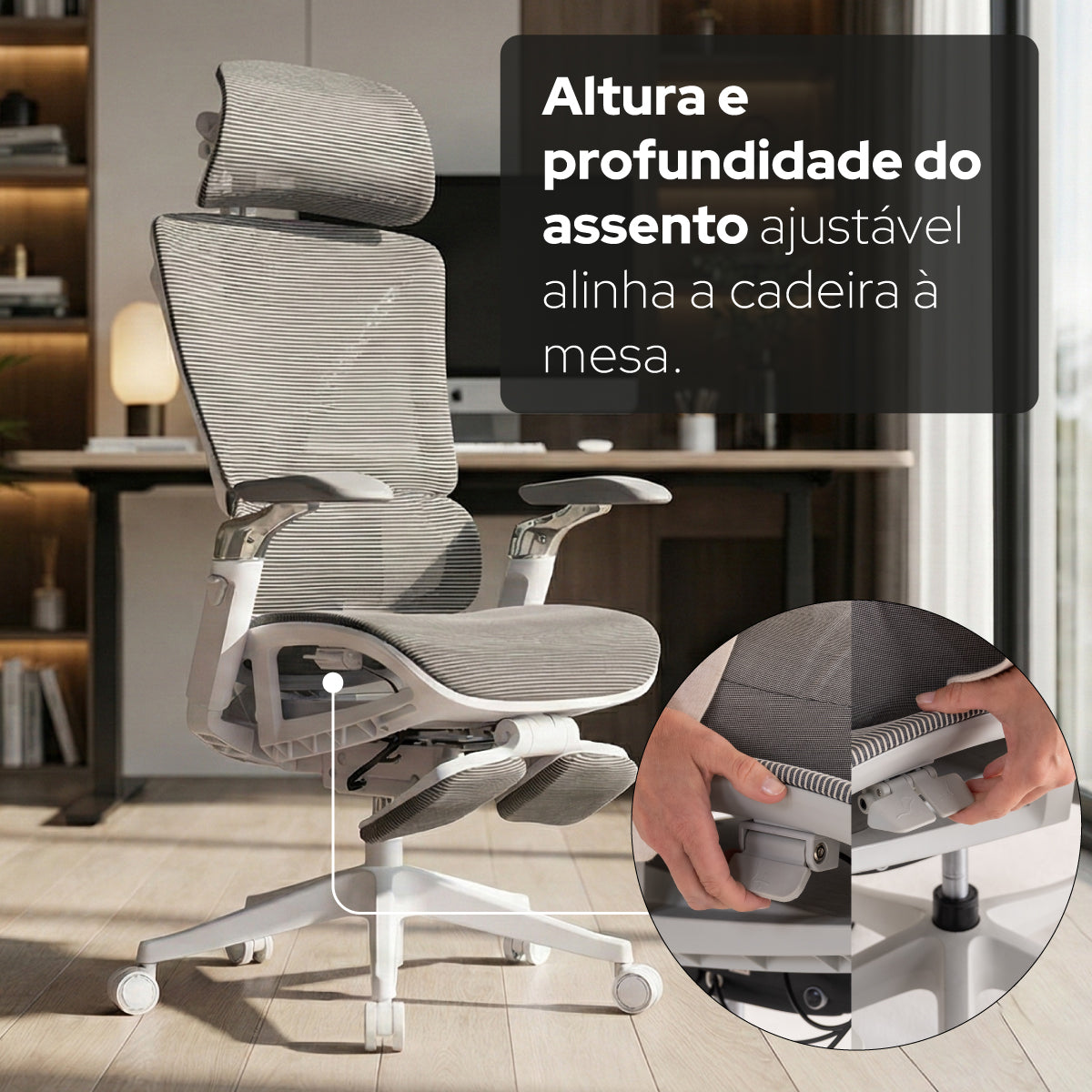 Cadeira Ergonômica de Massagem Elements Calaena