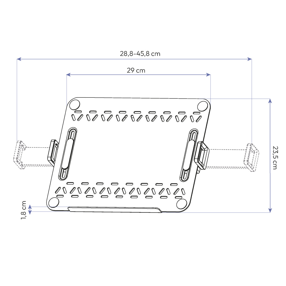 Suporte de Notebook Elements Onix