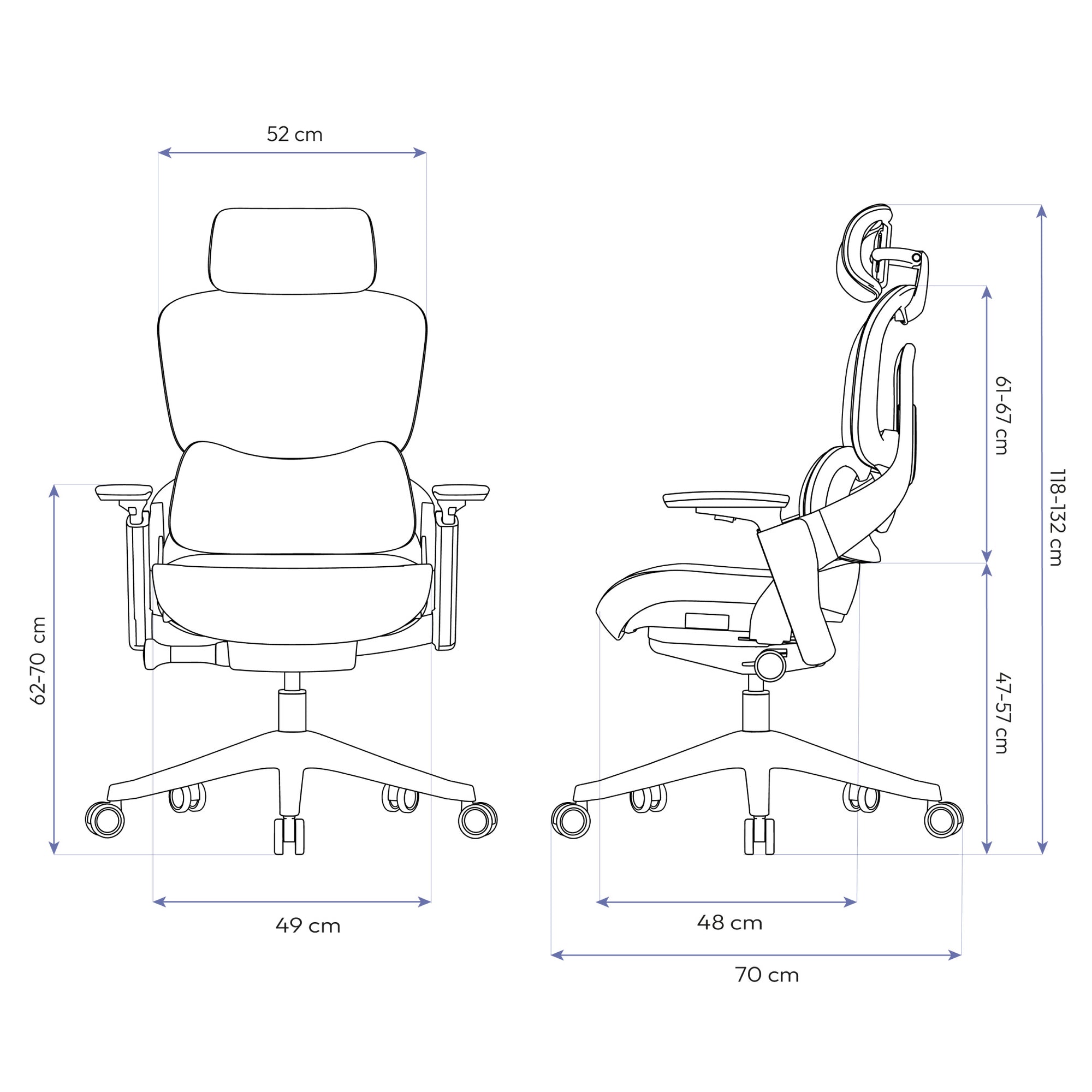 Cadeira ergonômica Elements Calira
