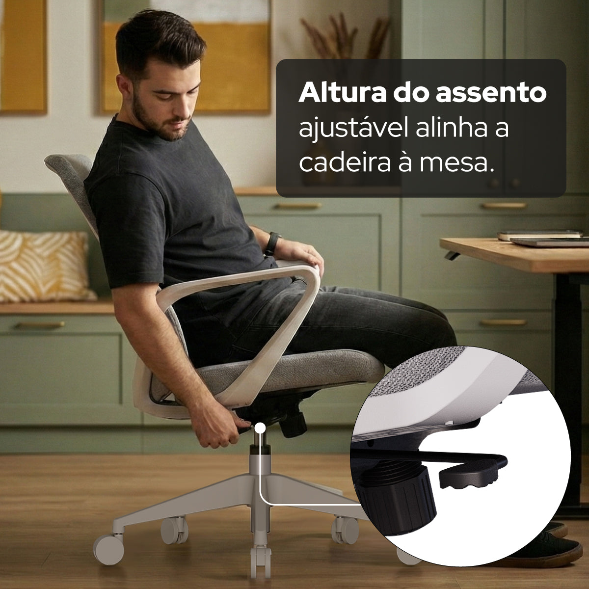 Cadeira Ergonômica Elements Lira