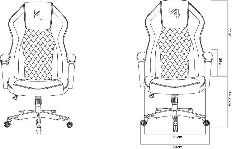 Cadeira Gamer V4 Company LTV - Elements