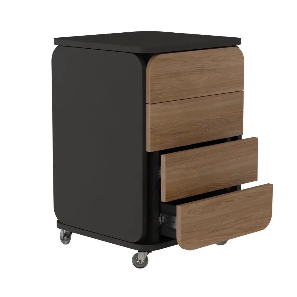 Combo Mesa de altura elétrica Musa e Gaveteiro Alpi