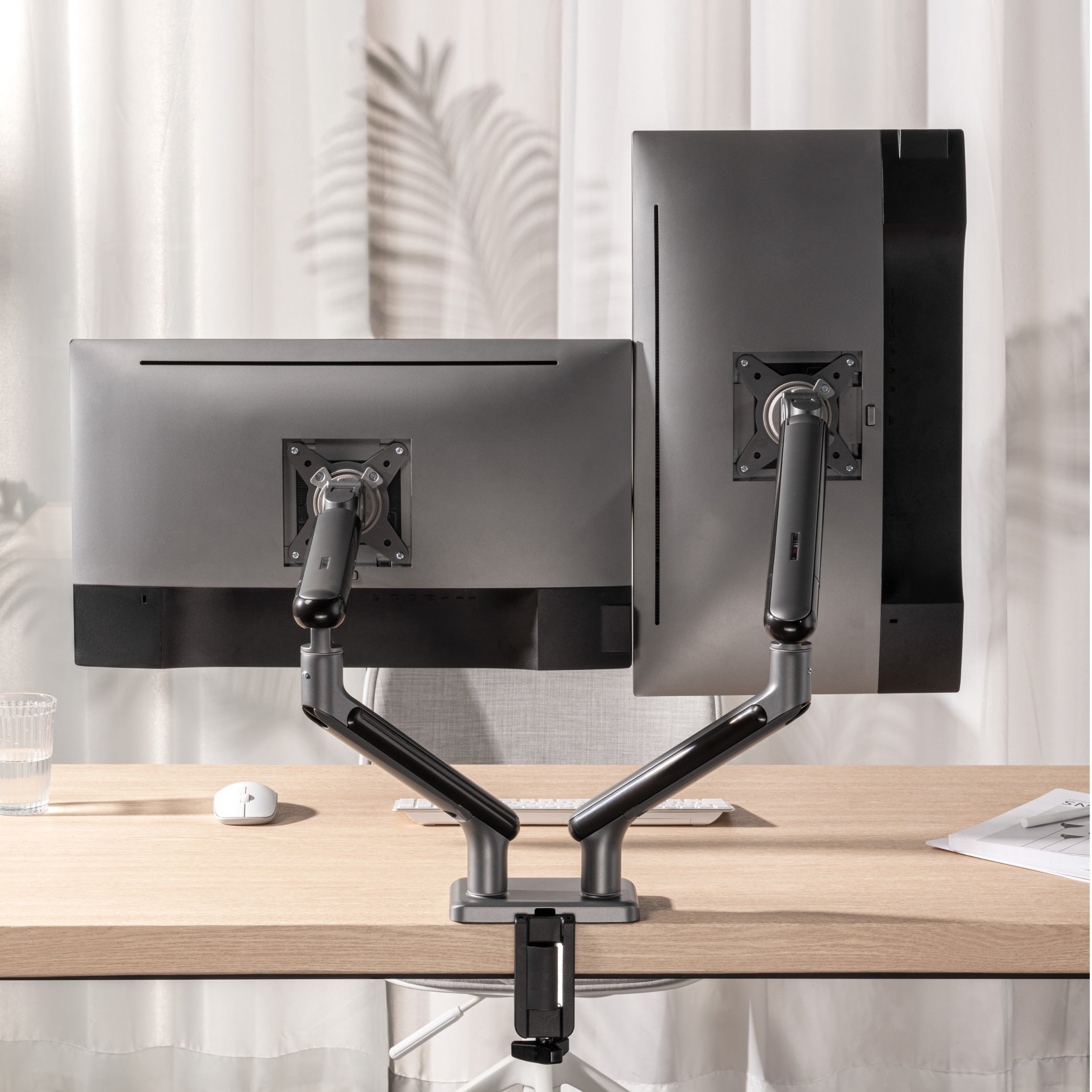 Suporte Monitor Articulado Elements Aice Duplo