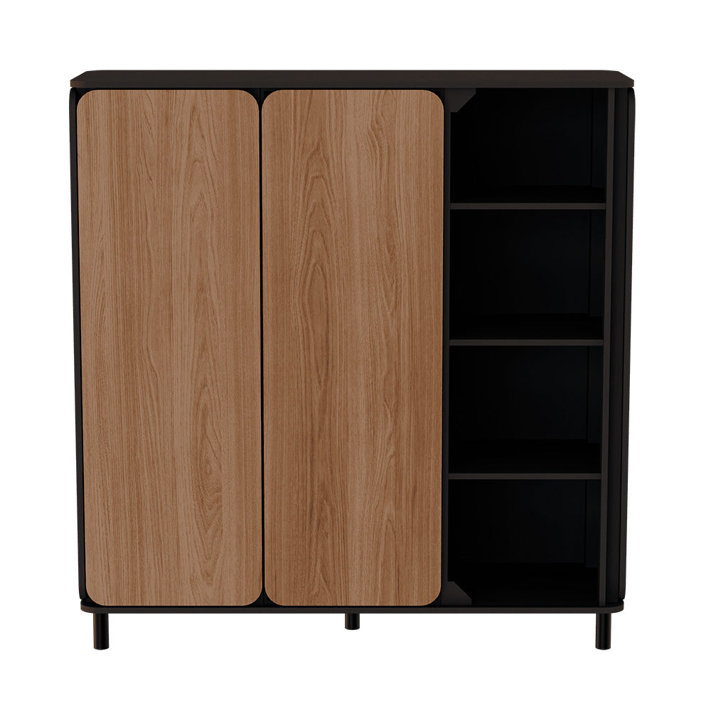 A imagem mostra o armário Appennini Large na cor chumbo de frente, com as portas fechadas.