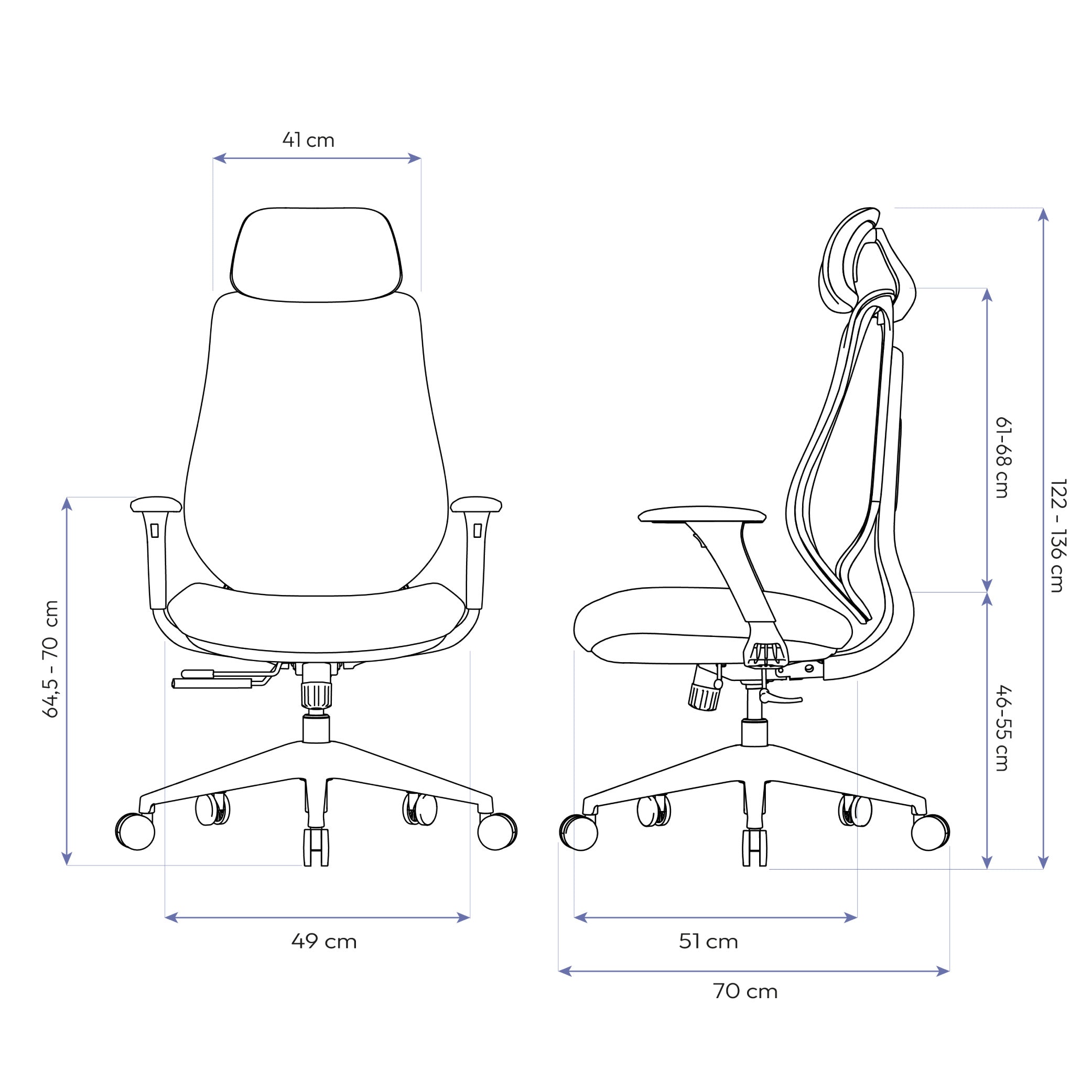 Cadeira Ergonômica Elements Galatea