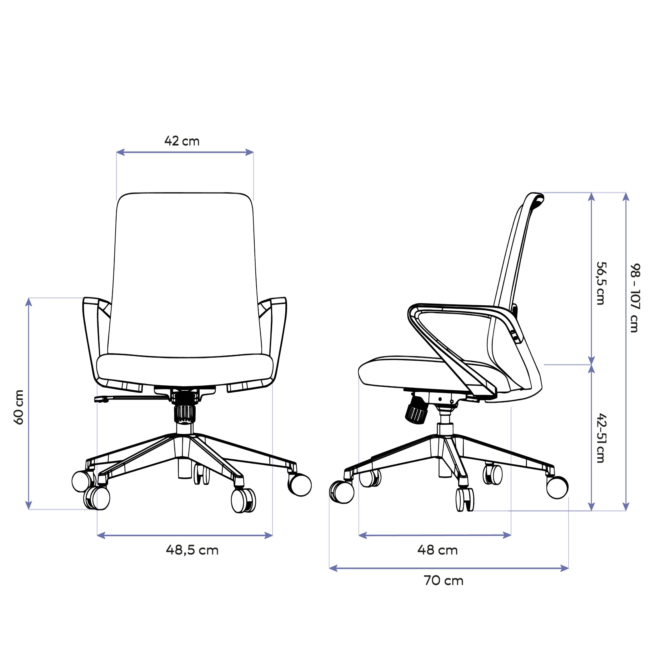 Cadeira Ergonômica Elements Lira