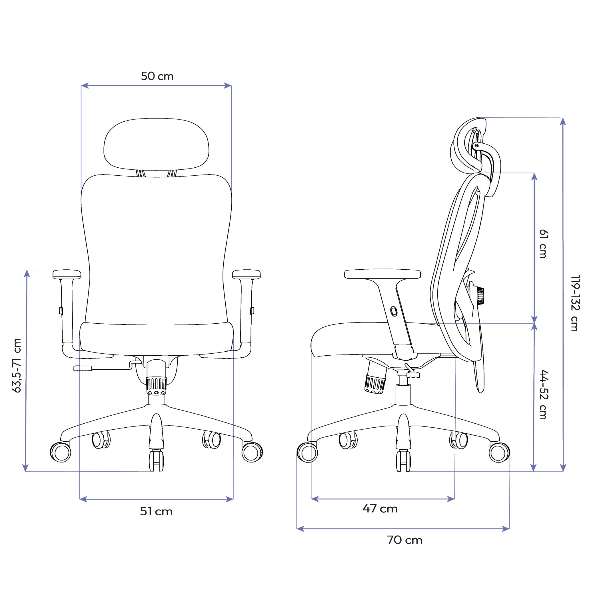 Cadeira Ergonômica Elements Samaia