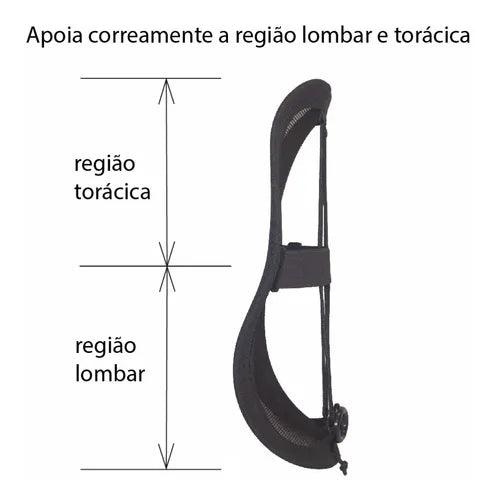 Apoio Lombar Ergonômico Flexback Elements - Elements
