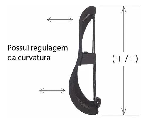 Apoio Lombar Ergonômico Flexback Elements - Elements