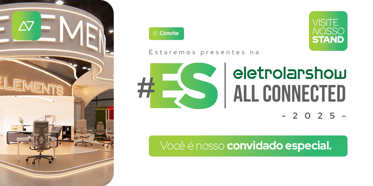 A Elements leva inovação e conforto ao maior evento de eletro e mobiliário corporativo!