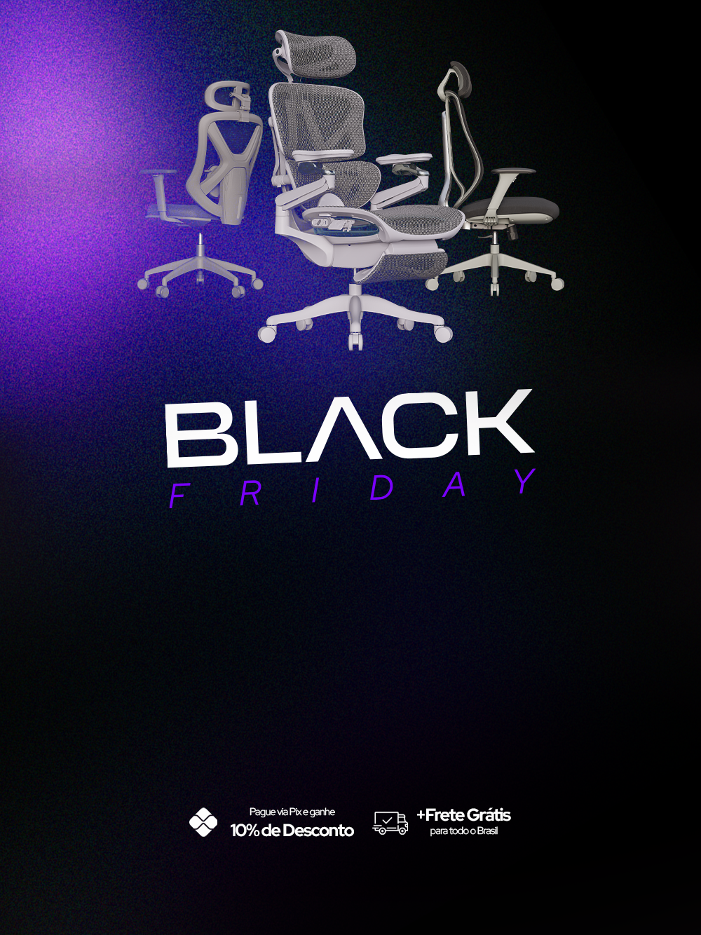Cadeiras Elements Black Friday 2025