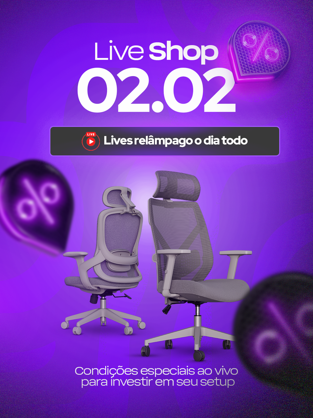 15% no segundo produto selecionado