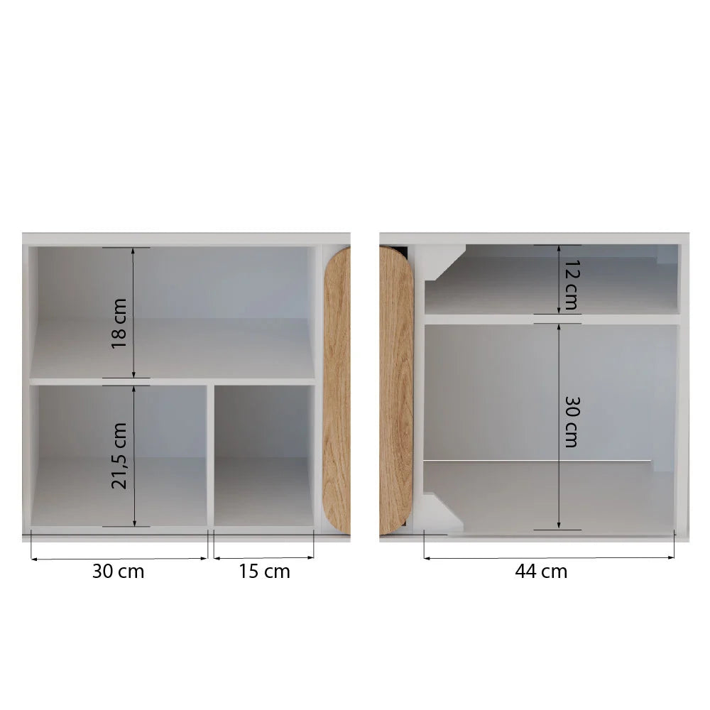 Armário Rack para Sala Elements Appennini Low
