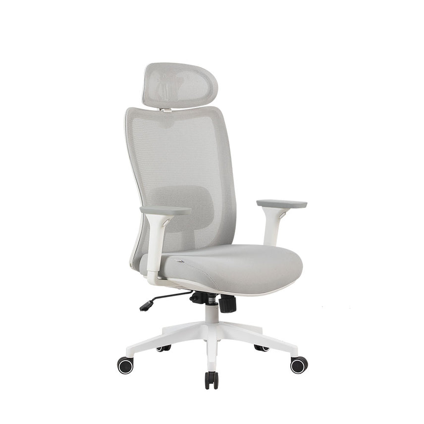 Cadeira de escritório ergonômica Astra Pro, equipada com suporte lombar ajustável, apoio para braços 4D e ajuste de altura, projetada para garantir uma postura saudável e conforto para quem trabalha longas horas sentado. Com um design moderno e robusto, essa cadeira ergonômica é a escolha perfeita para escritórios e home office que buscam elevar o bem-estar e a produtividade.