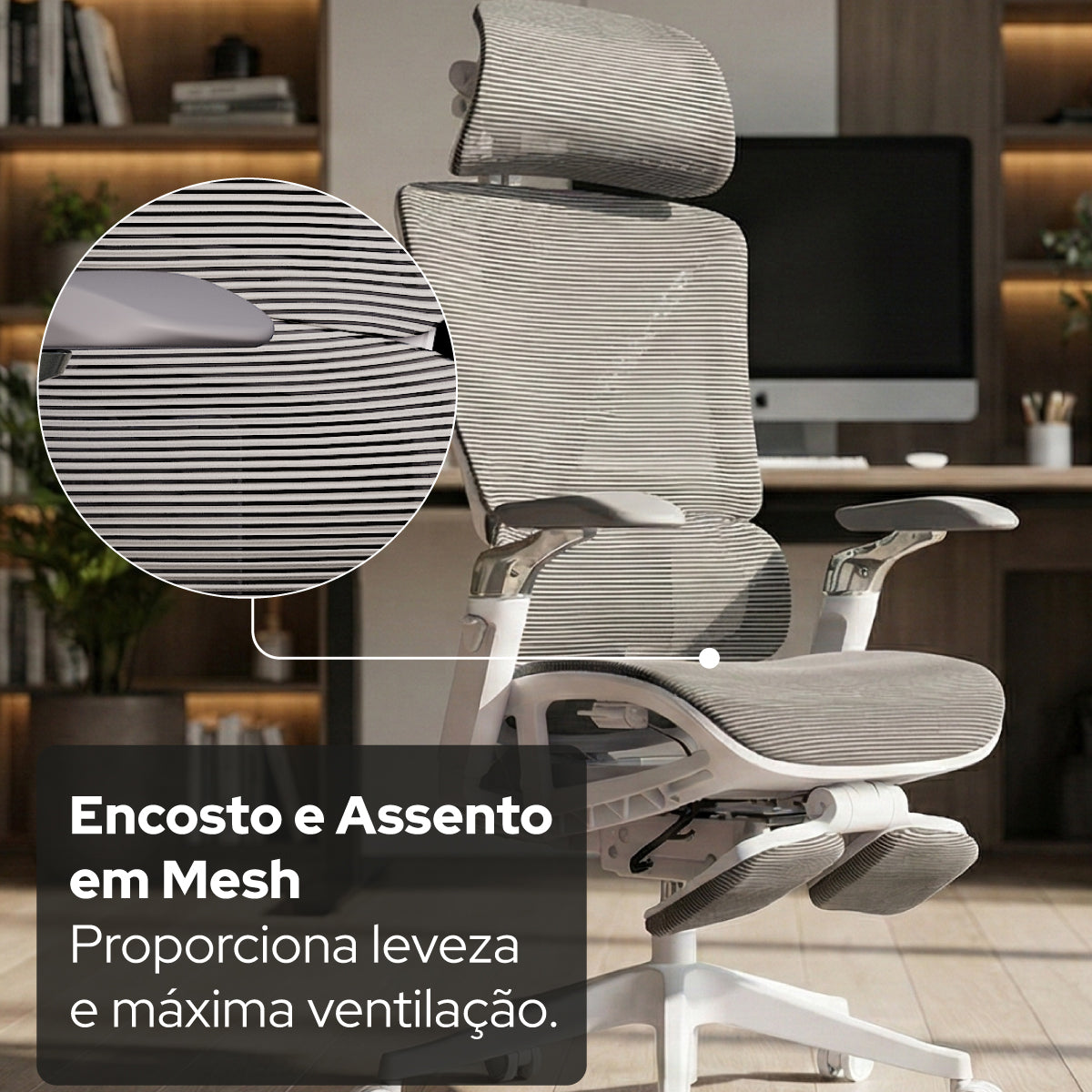Cadeira Ergonômica de Massagem Elements Calaena
