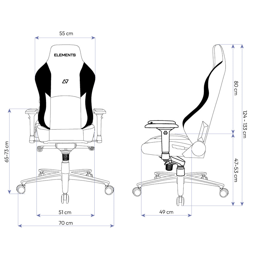 Cadeira Gamer Elements Lunari Fearless