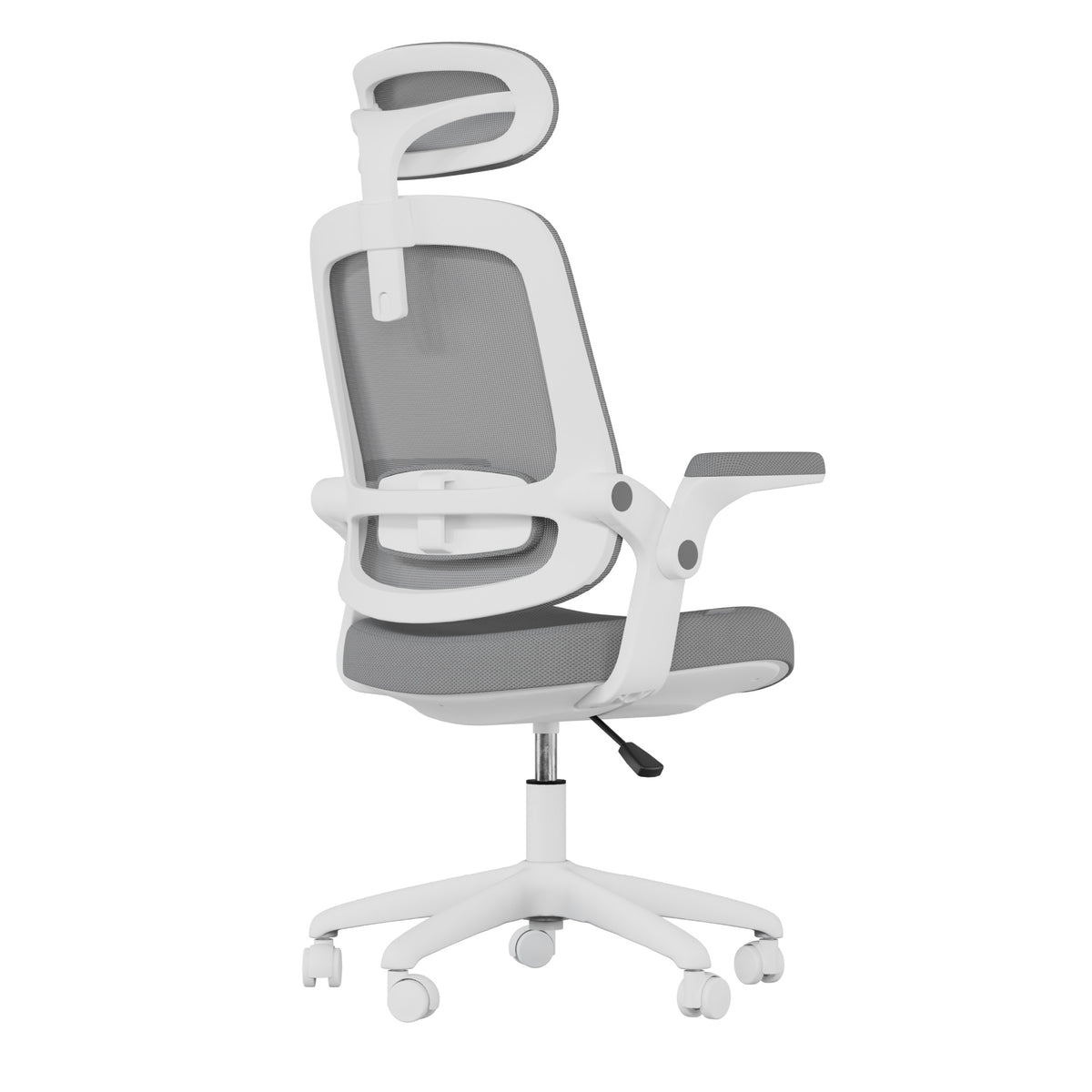 Cadeira Elements Astra Cinza/Branco