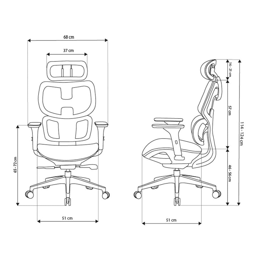 Cadeira Ergonômica Elements Siggy - Open Box