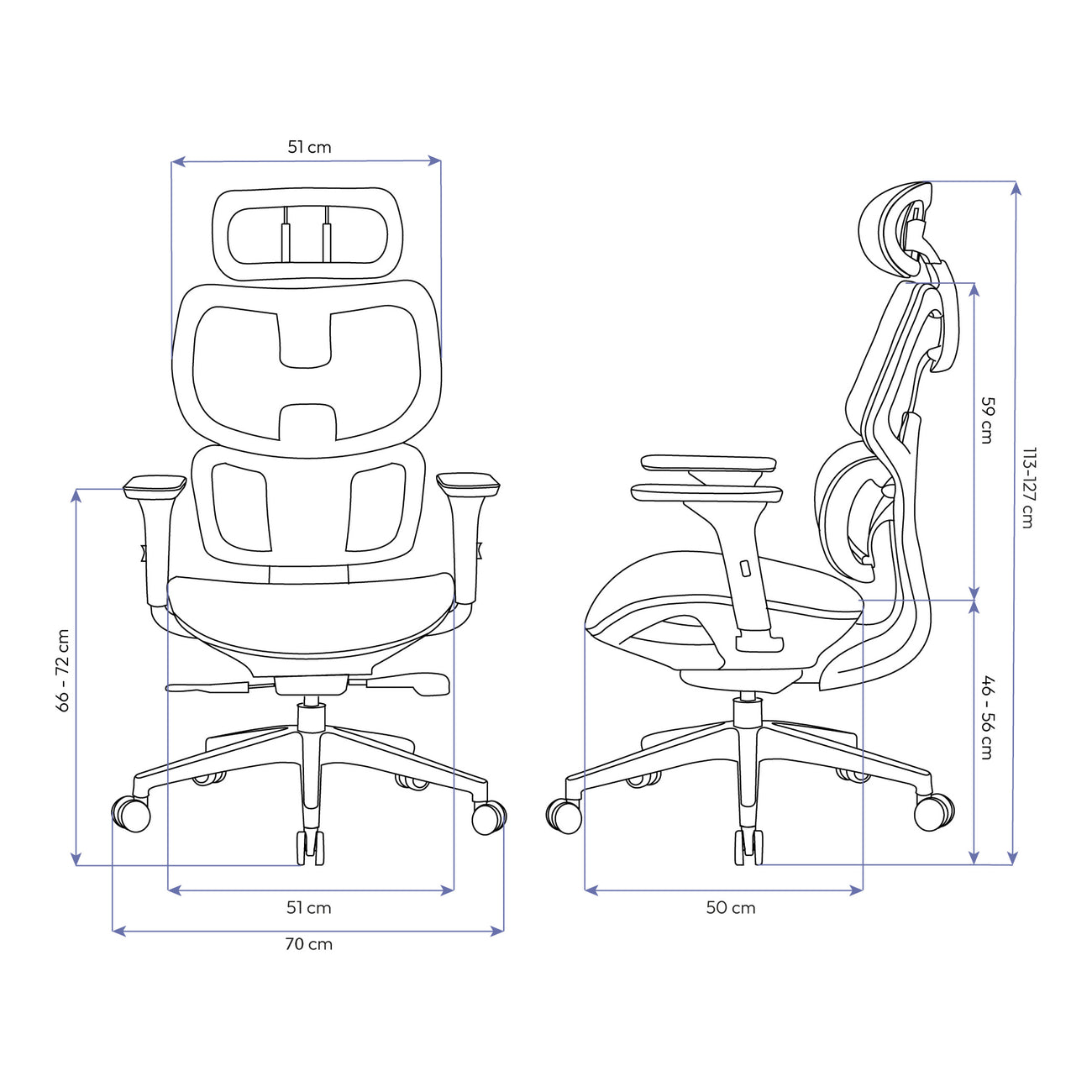 Cadeira Ergonômica Elements Siggy