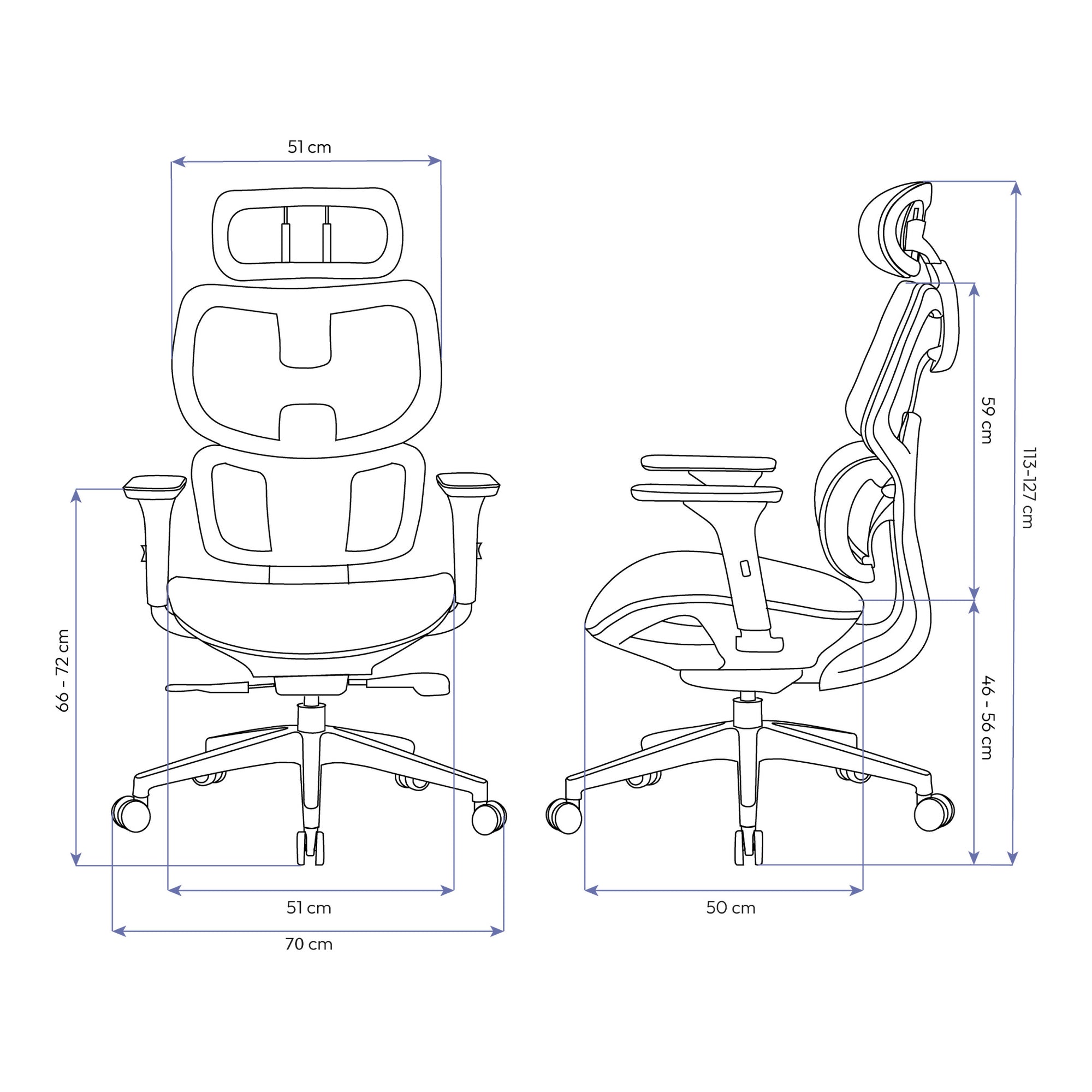 Cadeira Ergonômica Elements Siggy