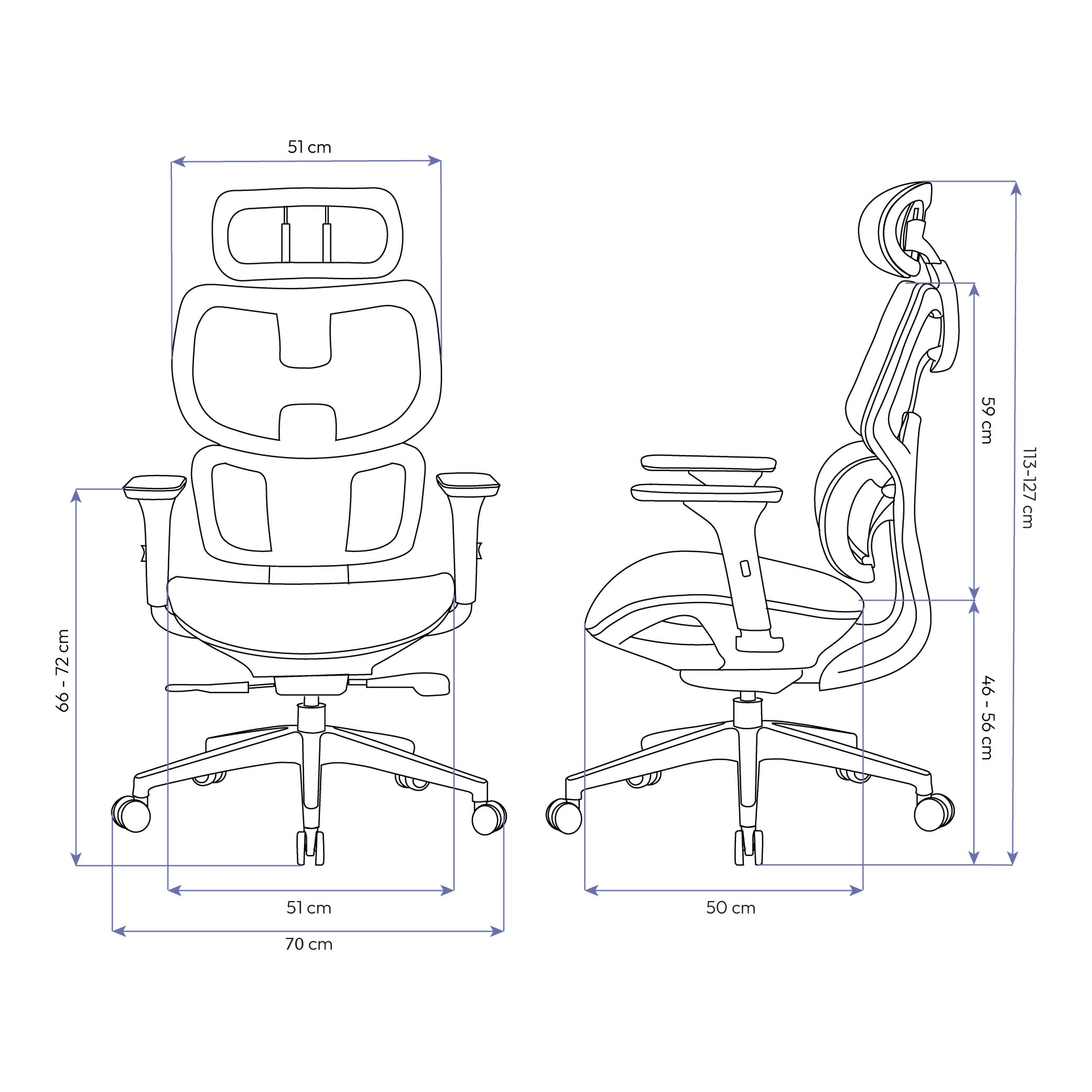 Cadeira Ergonômica Elements Siggy