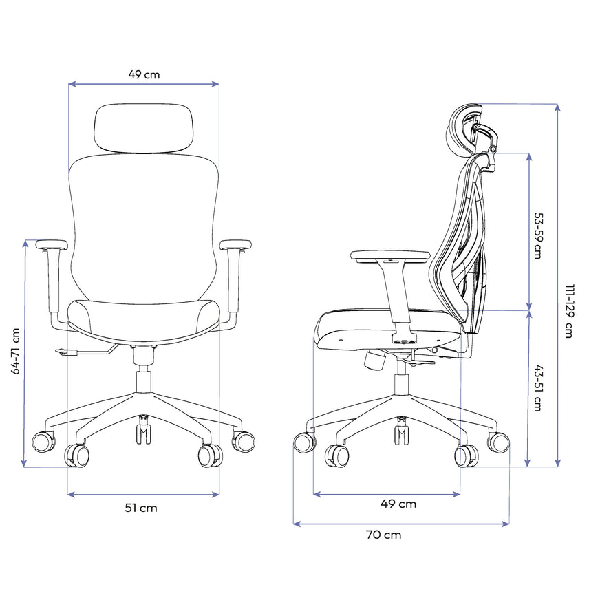 Cadeira Ergonômica Elements Rasala
