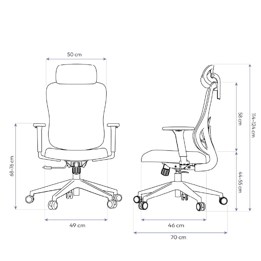 Cadeira Ergonômica Elements Sarín