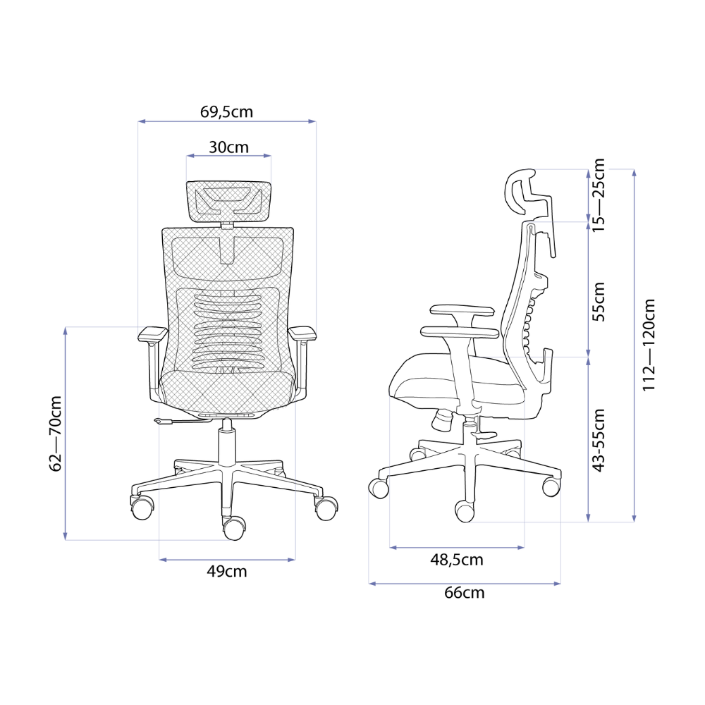 Cadeira Ergonômica Elements Vertta Special