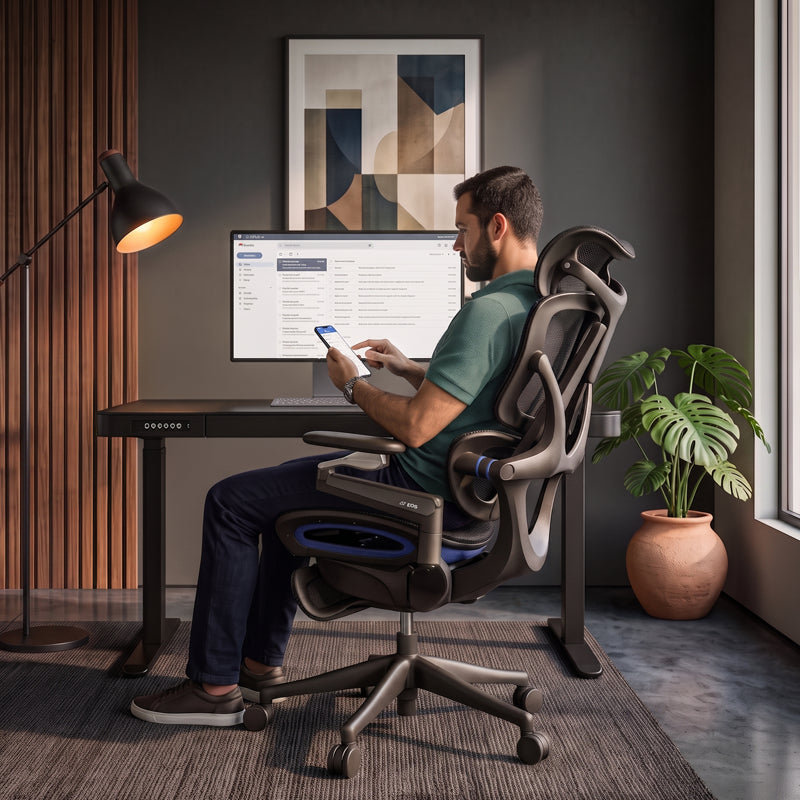 Cadeira Ergonômica de Ajuste Elétrico Elements EOS