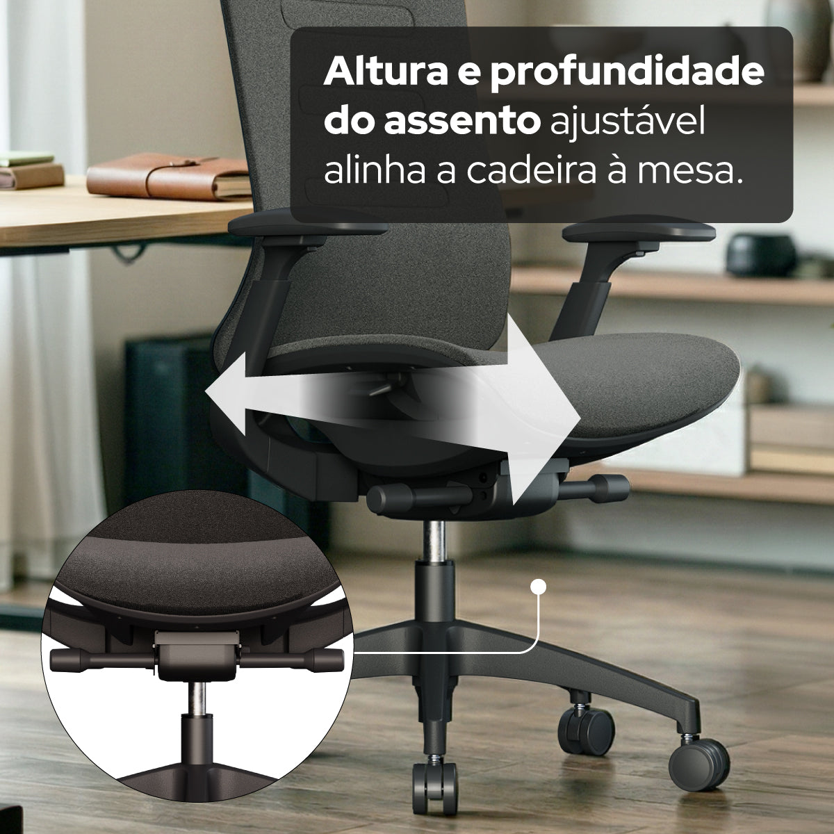 Cadeira Ergonômica Elements Etérea