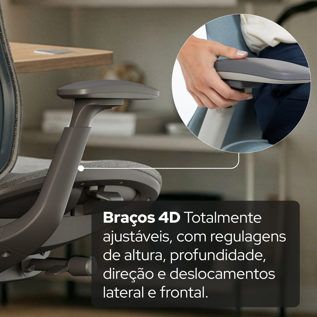 Cadeira Ergonômica Elements Etérea