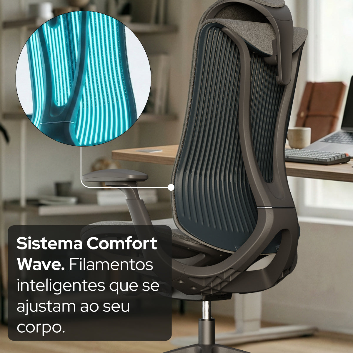 Cadeira Ergonômica Elements Etérea