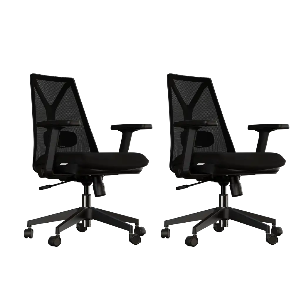 Kit 2 Cadeiras Ergonômicas Elements Olympia