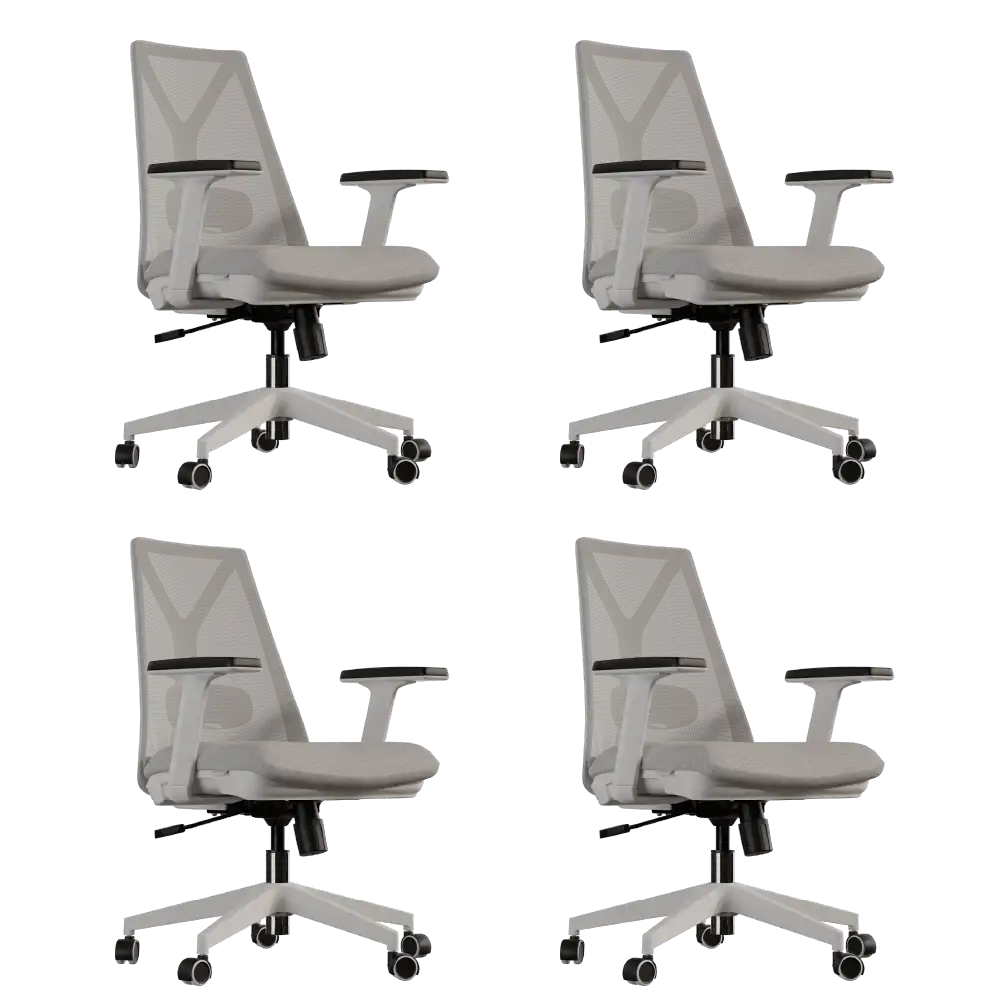 Kit 4 Cadeiras Ergonômicas Elements Olympia