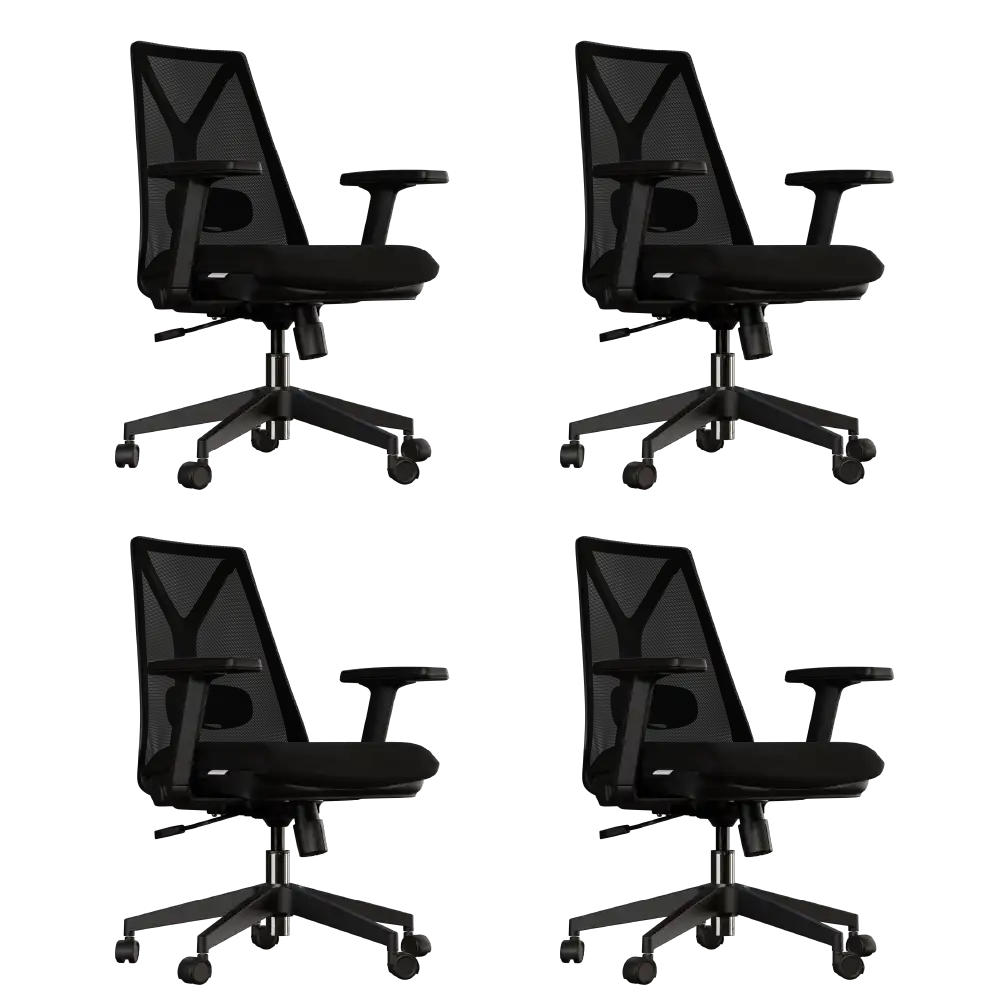 Kit 4 Cadeiras Ergonômicas Elements Olympia