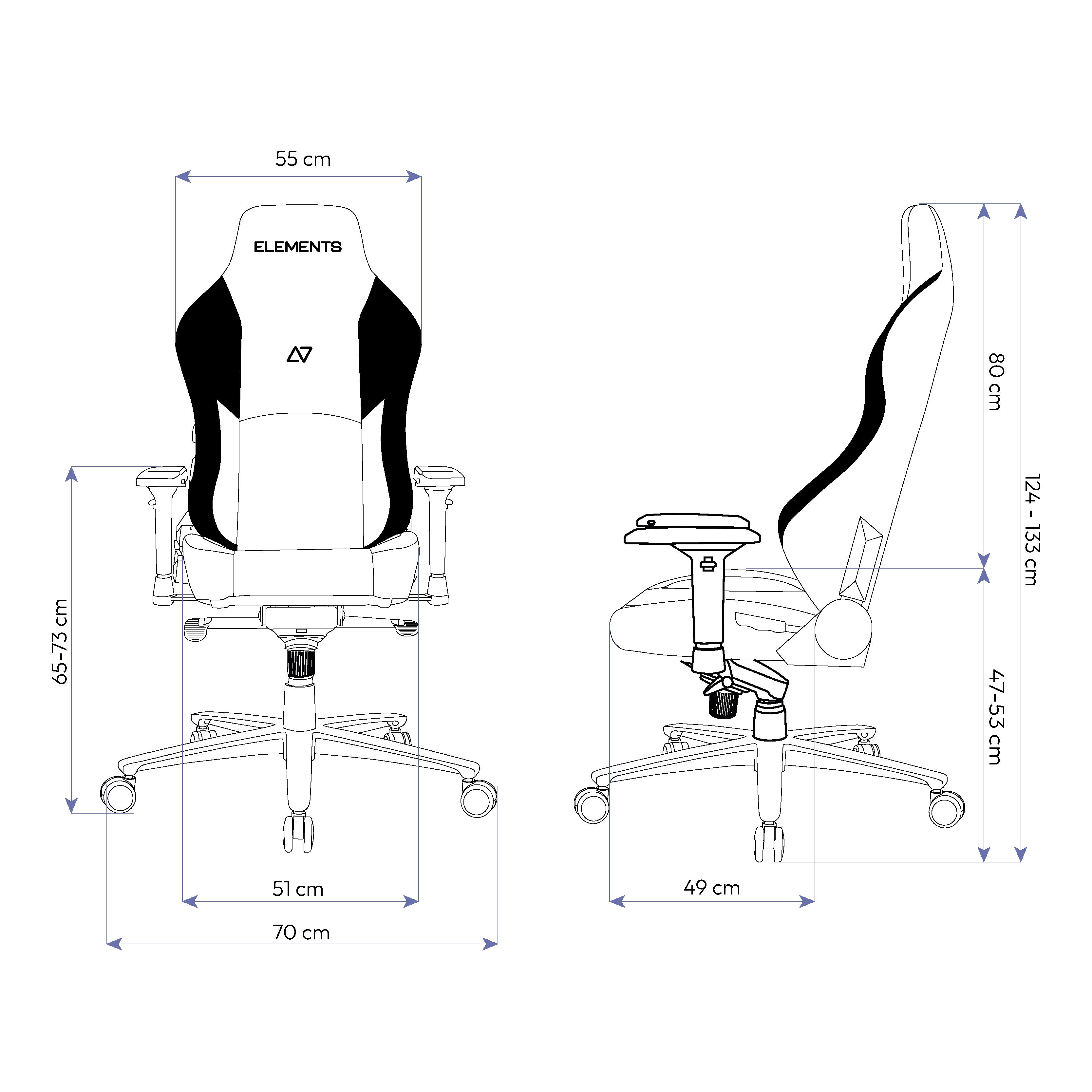 Cadeira Gamer Elements Lunari Fearless