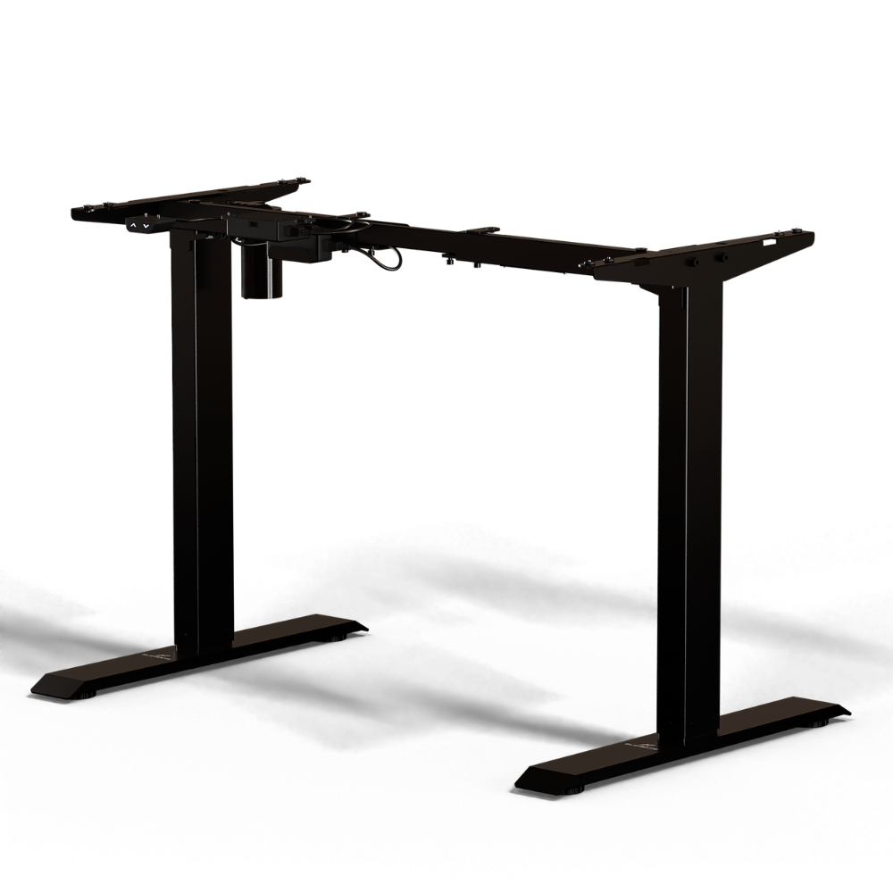 Mesa com Regulagem de Altura Elétrica Elements Misch Cor preta - Open Box