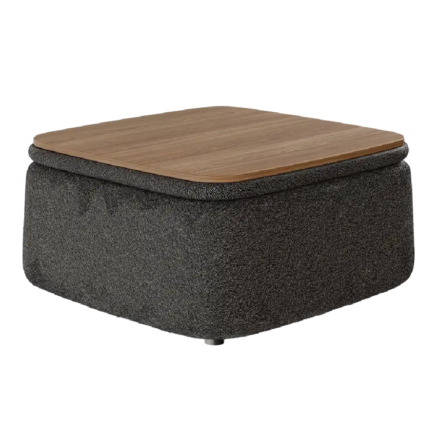 Mesa de centro Elements Berti 4 em 1 (Mesa + Apoio de pés + Puff + Baú)