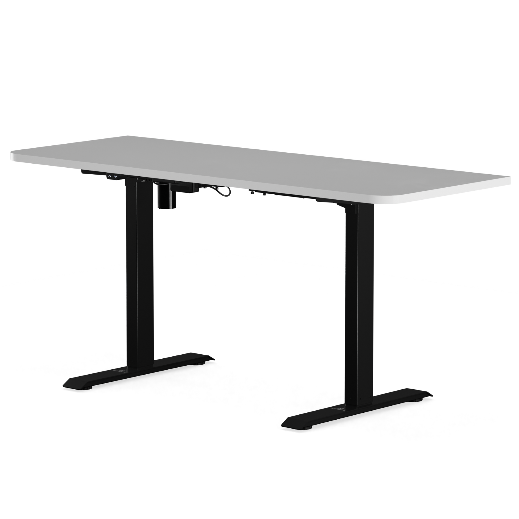 Mesa com Regulagem de Altura Elétrica Misch Preta + Tampo 160cm