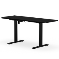 Mesa com Regulagem de Altura Elétrica Misch Preta + Tampo 160cm