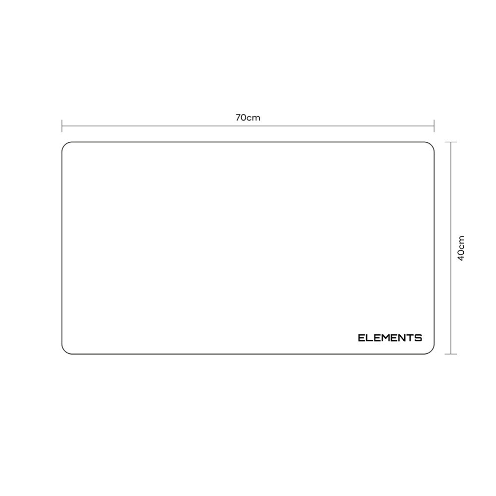 Mouse Pad | Desk Pad 70x40 cm Elements em Couro Natural
