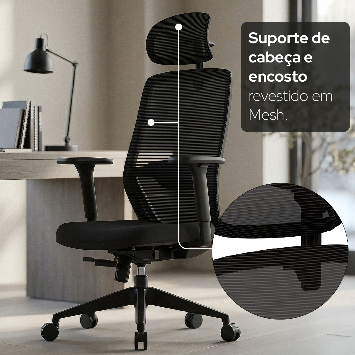 Cadeira Ergonômica Elements Serena